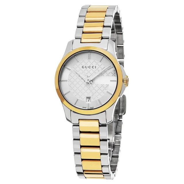 Gucci two tone discount watch