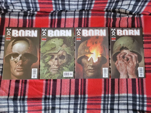 Punisher Max Born 1-4 Marvel Comics Complete Series High Grade Garth Ennis