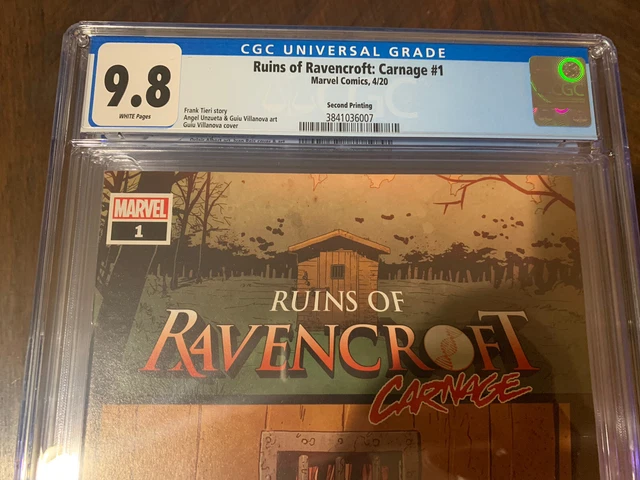 Ruins Of Ravencroft Carnage #1 CGC 9.8 1st Cortland Kasady 2nd Print Variant 8