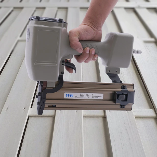 PNEUMATIC BRAD NAILER Pneumatic Air Compressor Nail Gun Staple Tool 14