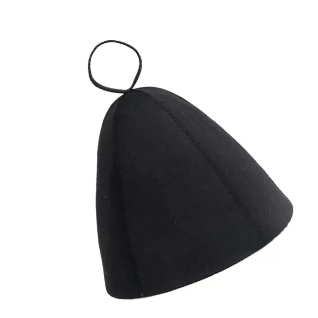 Heat Insulating Sauna Hat with Wool Felt for Hair Protection and Quick Drying
