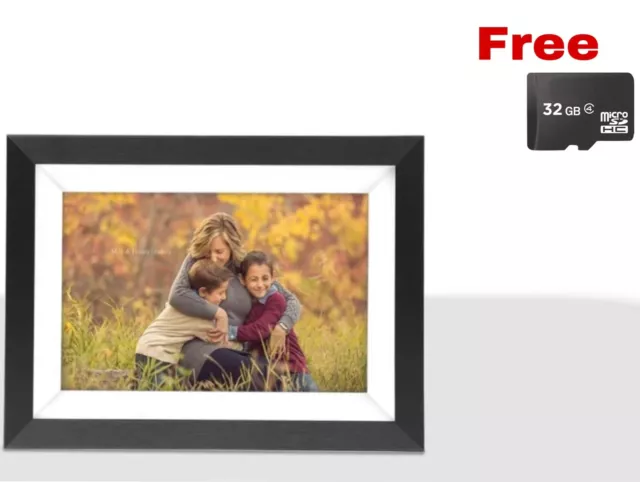 Frameo 10.1 Inch Digital Picture Frame,1280x800 IPS HD Touch Screen & 32 Gb SD