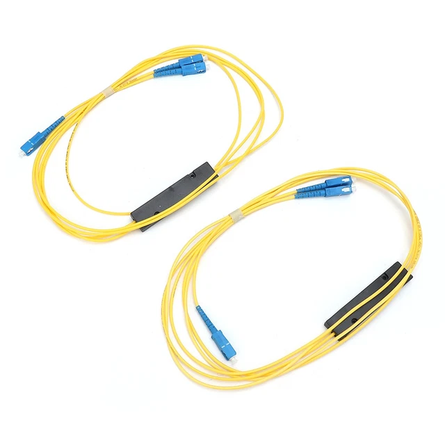 2 X 1X2 Fiber Optic Splitter Insertion Loss 3.8dB.MAX Channel ...