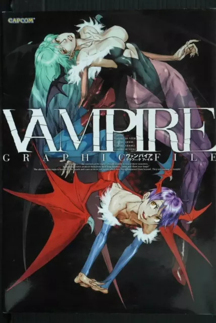 Capcom: Darkstalkers / Vampire Series Art Book 'Vampire Graphic File' - JAPAN