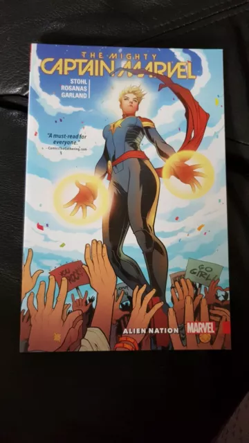 Marvel Comics Mighty Captain Marvel Alien Nation Tpb Vol 1 Graphic Novel