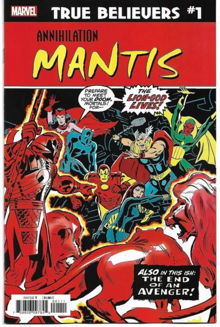 True Believers Annihilation Mantis #1 (Marvel 2019)