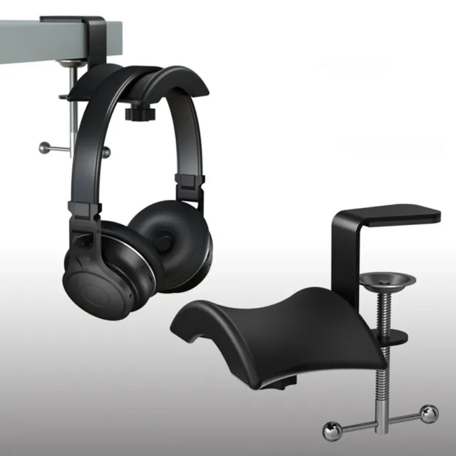 Headset Hanger with Table Clamp Save Space and Keep Your Headphones Secure