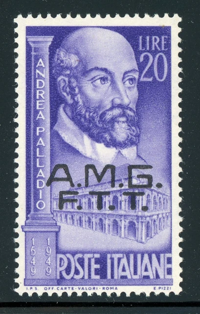 AMG-FTT Trieste MNH: Scott #51 20L Andrea PALLADIO CV$24+