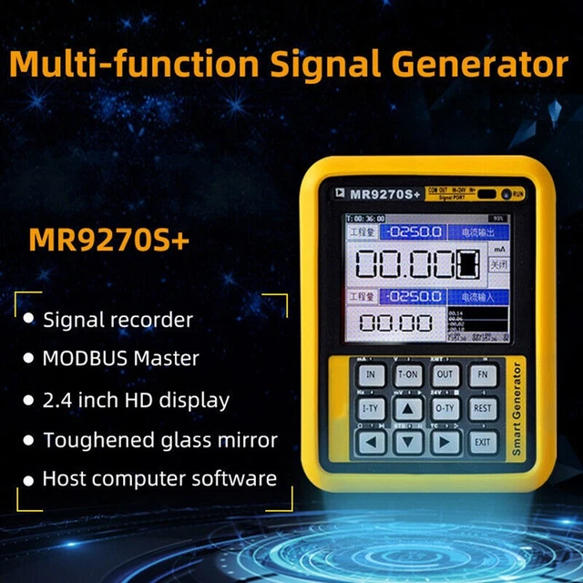 Générateur Signal Tension Courant 4-20mA 0-10V Simulateur Calibrateur