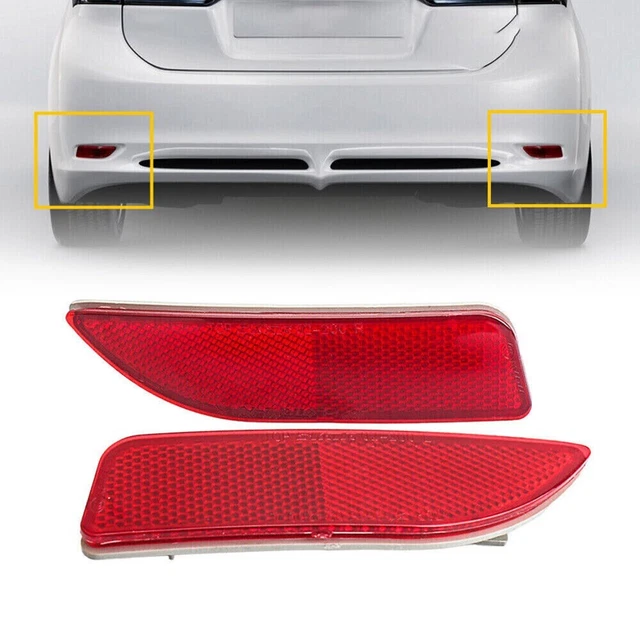 SIXRUN Réflecteur Pare-chocs Arrière LR006348 Compatible Range Rover L322 - Paire