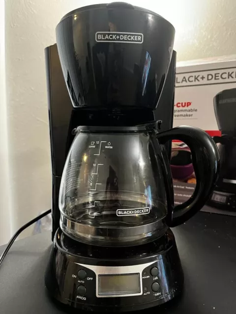 Black+Decker 12-Cup QuickTouch Programmable Coffeemaker Black - USED ONCE!