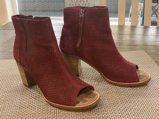 Toms majorca peep toe toffee hotsell