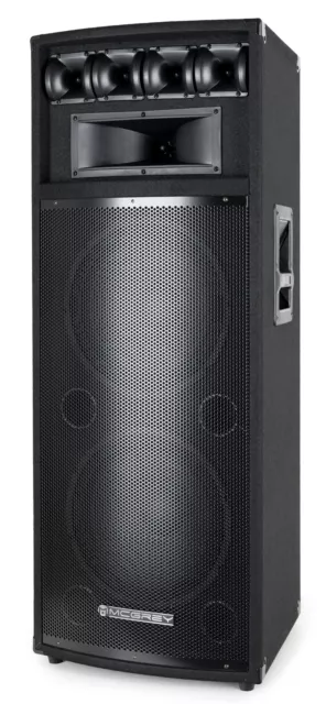 Système de Sonorisation DJ Amplificateur Enceinte 2x12''(30cm) Subwoofer 800W