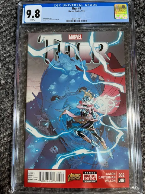 Thor 2 CGC 9.8 1st Jane Foster Thor Love And Thunder Key