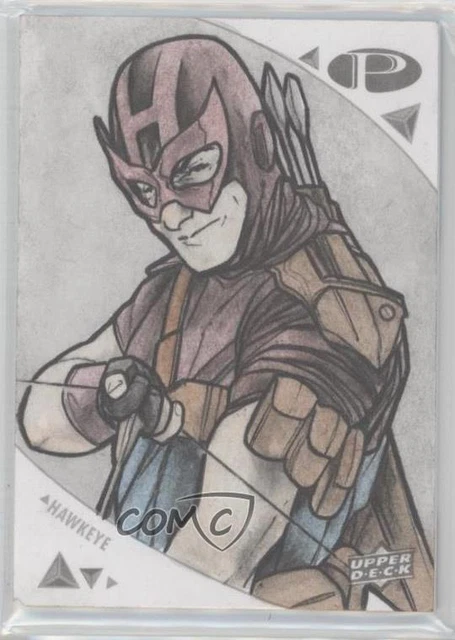 2019 Upper Deck Marvel Premier Sketch Cards 1/1 Andre Toma Auto Sketch 3x1