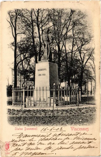 CPA Statue Daumesnil - VINCENNES (519919)