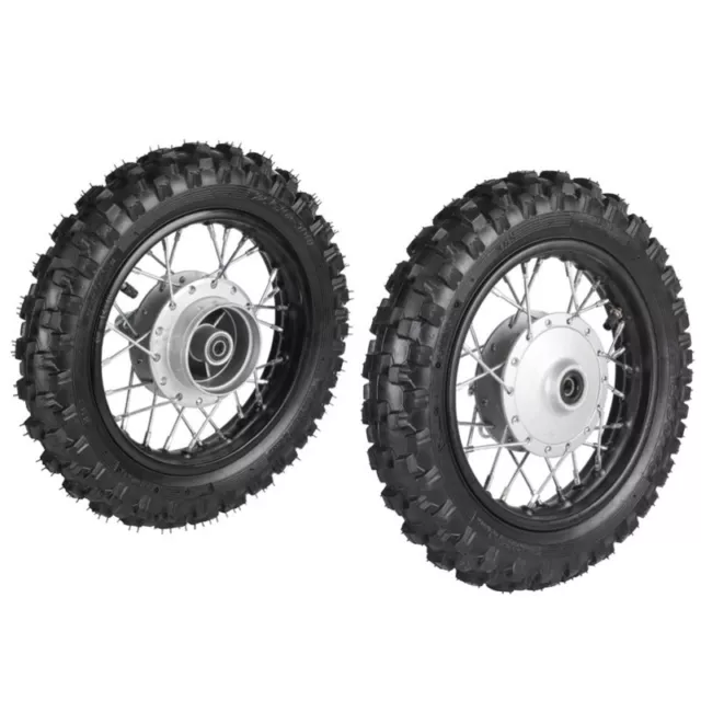 10" Front Rear Wheels 2.50-10 Tyre Tube Rim For CRF50 XR50 TTR50 PW50 DRZ70