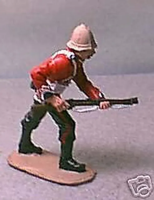 Toy Soldiers Zulu War British 24Th Ft Soldier Advancing 54 Mm