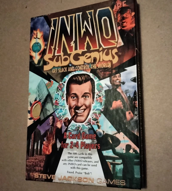 INWO SUBGENIUS - Steve Jackson Games 1998 - Complete! Rare