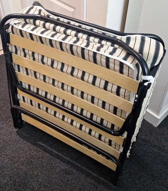 JAYBE SINGLE FOLDING Guest Bed On Wheels Easy Storage With Mattress £