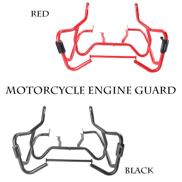 Slider Protettivi Per Telaio Yamaha MT-07/FZ-07/Tracer - In Alluminio CNC E POM, Colore Rosso