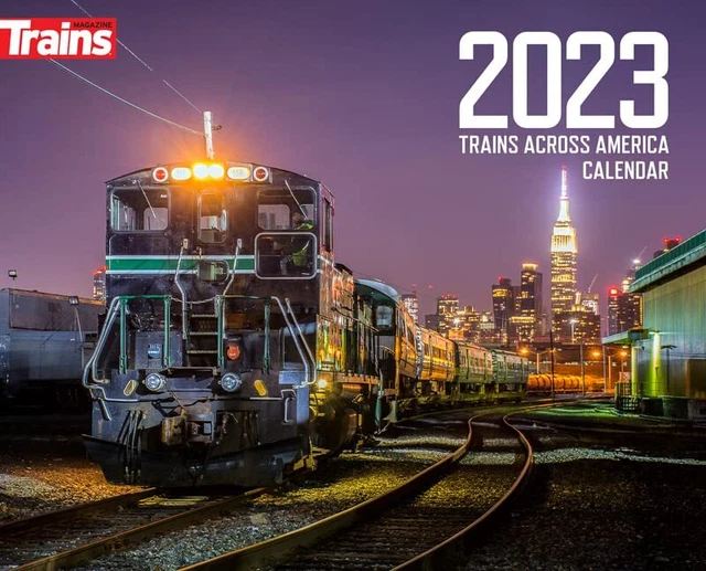 TRAINS ACROSS AMERICA 2023 Calendar 18.94 PicClick