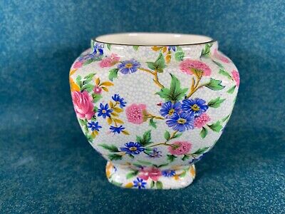 Royal Winton Old Cottage Chintz Floral Open Jam / Jelly Jar