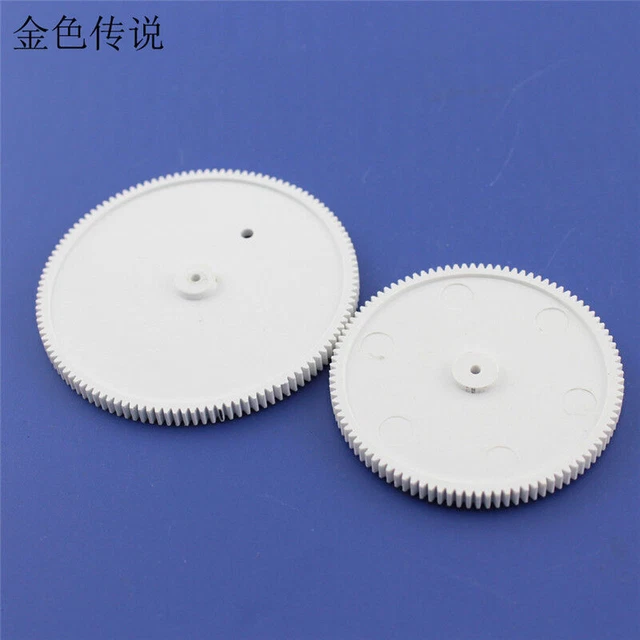 2PCS  Big Gear 120 Teeth 0.5 Modulus Plastic Gear Big Pinion Model Toy  New