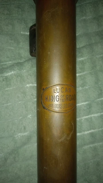 Pompe vélo vintage ancien aluminium 40 cm TORNADE