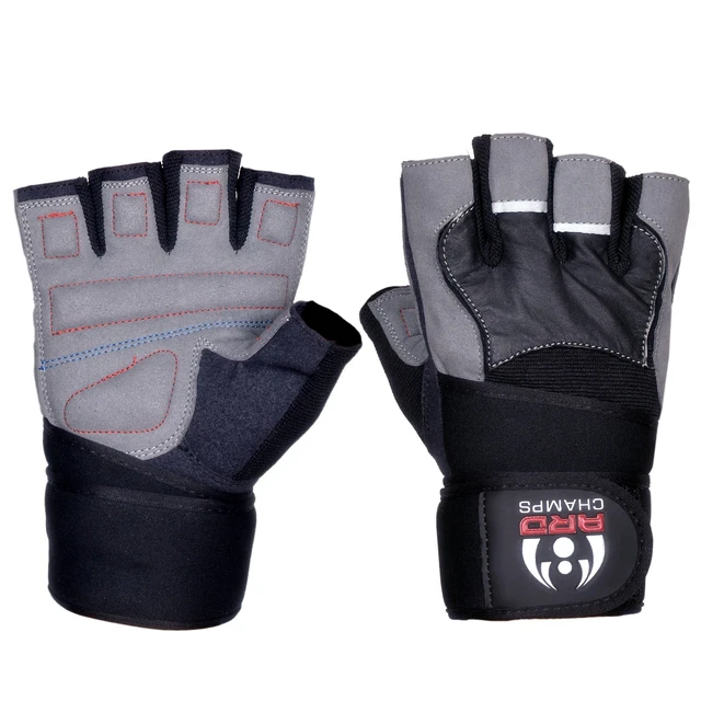 Weight Lifting Gloves Gym Power Training Gloves Amara Leather Long Wrist Strap