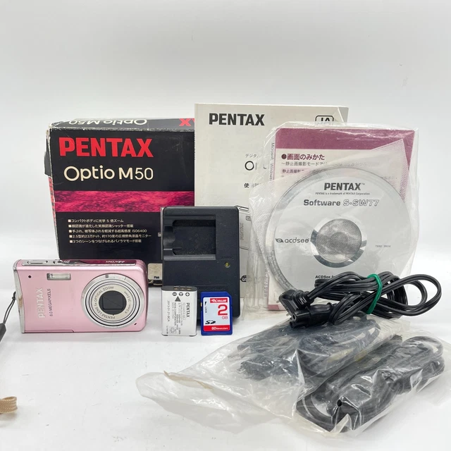 ✨美品✨ PENTAX Optio M50 ピンク PENTAX Optio M50 - A compact digital camera with an easily
