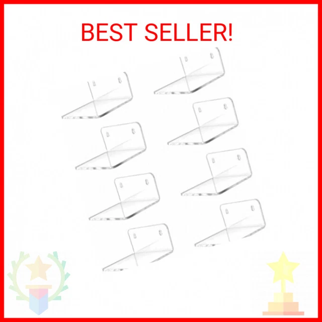 Trailwalk Acrylic Small Shelf,Mini Floating Wall Shelf,Wall Mounted Storage Shel