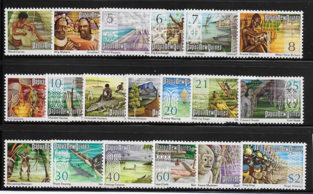 PAPUA & NEW GUINEA  1973-4  Folklore  MNH+MLH-VF  #  Y.T. lot