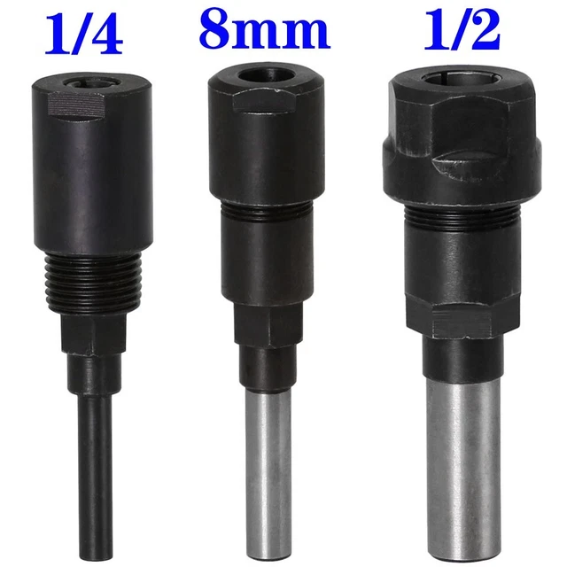 Graveur 1/2 '' 1/4 '' 8mm file d'attente ronde haute rigidité foret de toupie
