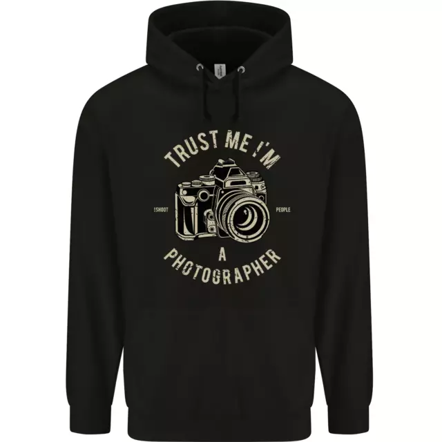 Trust Me Im a Photographer Photography Mens 80% Cotton Hoodie