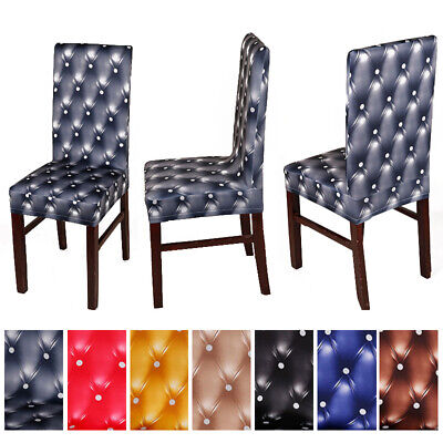 Fundas elásticas para silla silla silla de comedor cubiertas unidas universal # Ca,