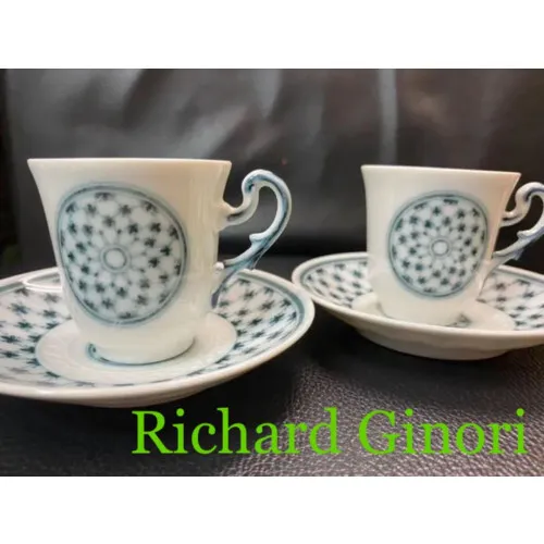 7.Out of print Richard Ginori Musio Classico demitasse cup and saucer