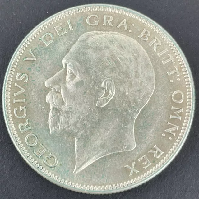 Great Britain George V 1936 Silver Half Crown Good Lustre Coin 2