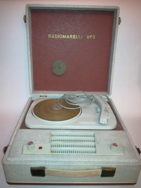 Fonovaligia Radiomarelli VF-9, a valvole,  revisionata, funzionante