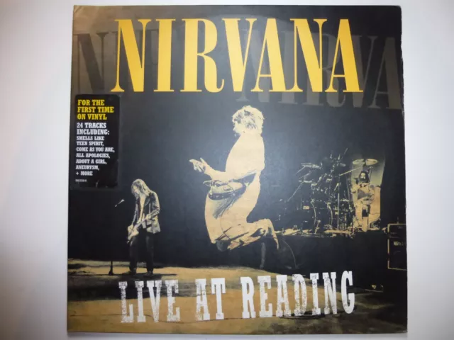 Nirvana – 'Live At Reading' 2x12" vinyl DOUBLE LP. 2009 UK GATEFOLD. MINT/EX