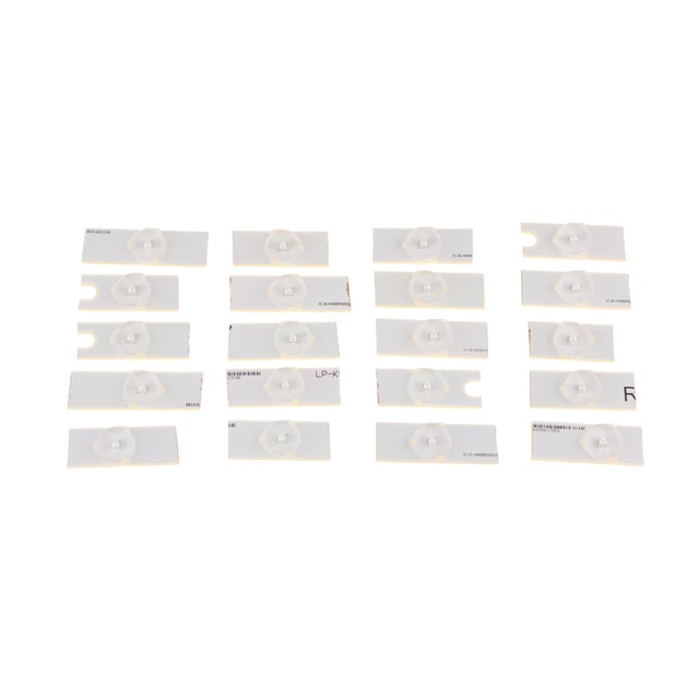 20Pcs/Pack 3V~6V SMD LED Lamp Beads w/ Optical Lens Fliter for LED TV Repair
