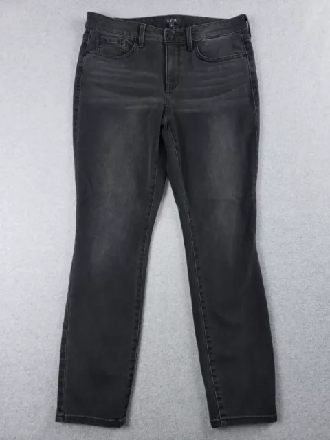 NYDJ Women's Jeans Size 6 Not Your Daughters Jeans Ami Skinny Leg Black Denim