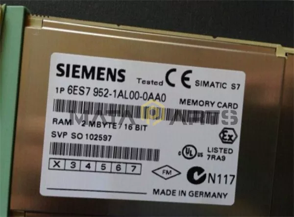 ONE Used 6Es7 952-1Al00-0Aa0 6Es7952-1Al00-0Aa0 Siemens Plc Module 2