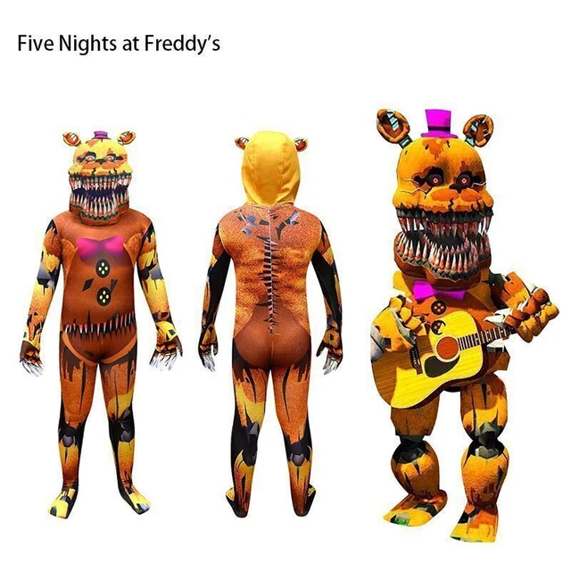 KIDS FIVE NIGHTS at Freddy's Halloween Boys Cosplay Costume Fancy Dress ...