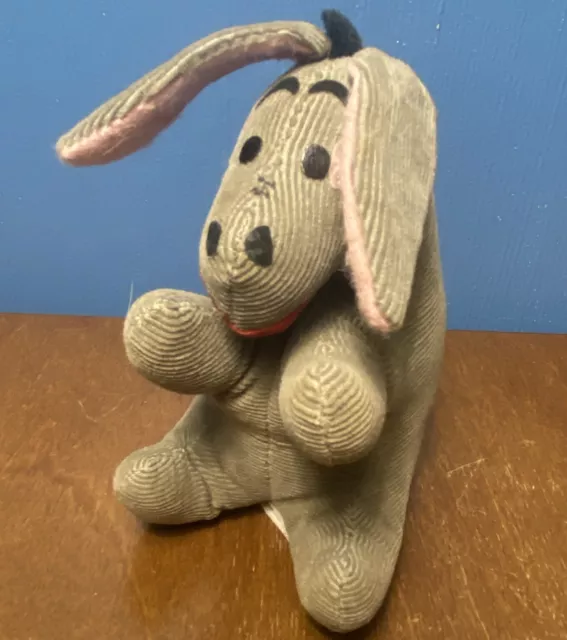 VINTAGE Eeyore Stuffed Plush Toy - Winnie Pooh Disney 1970s Sears Roebuck JAPAN