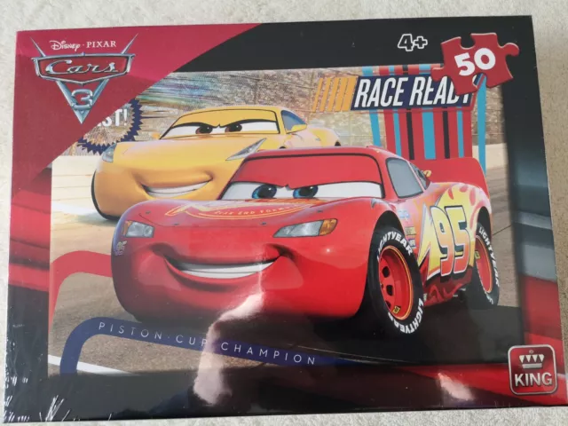 Walt Disney/PIXAR - Cars 3 Puzzle (50 Teile) 30 X 20 cm für Kinder ab 4 Jahren