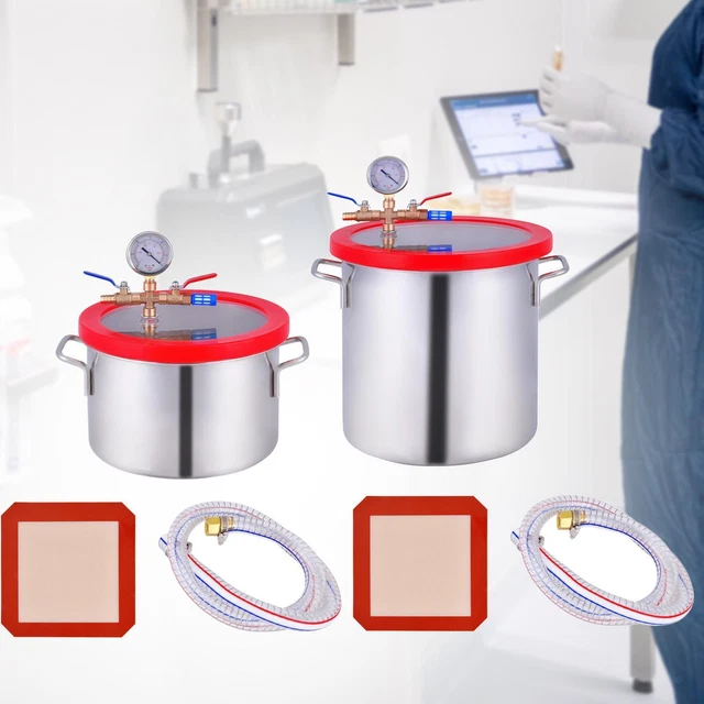 Vacuum Degassing Chamber Stabilizing Wood Urethanes Stainless Steel Chamber