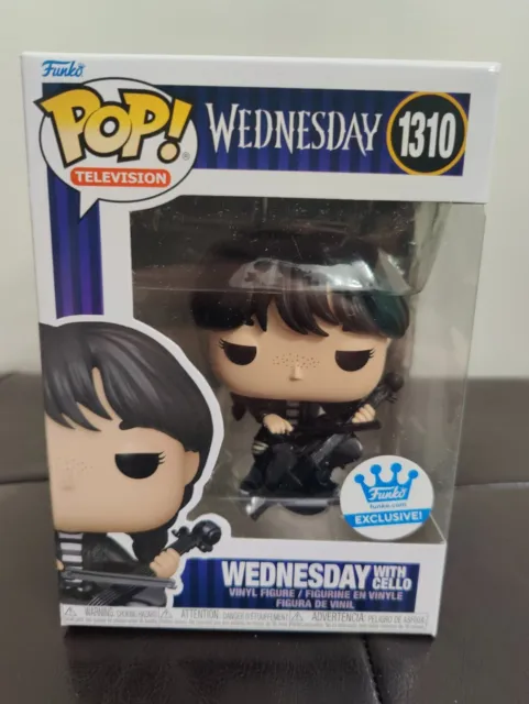 IN HAND Funko Pop Wednesday Addams With Cello Shop Exclusive New Jenna Ortega
