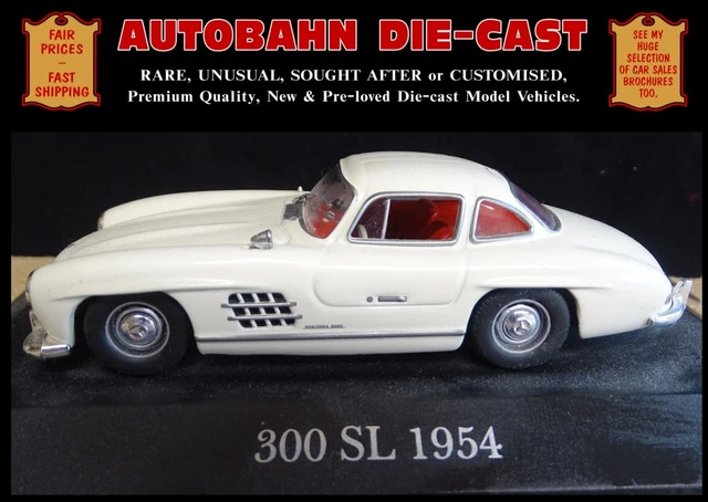 Rubicon 1/43 Scale Vintage White Metal - RB1 Mercedes Benz 300SL Silver
