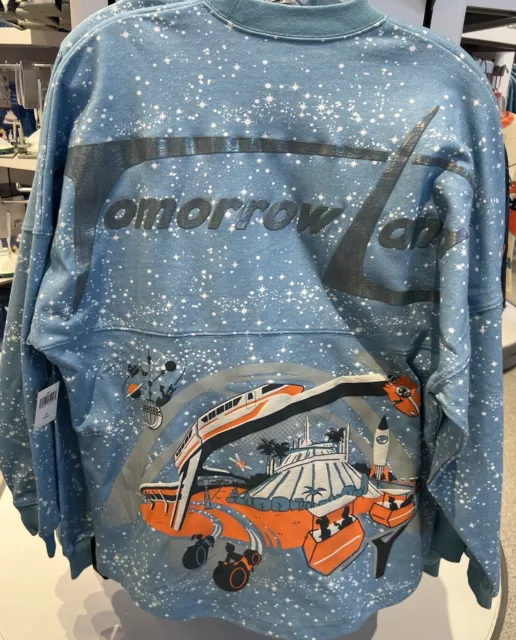2024 DISNEY WORLD Parks Magic Kingdom Tomorrowland Blue Spirit Jersey